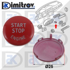 Капаче бутон Start Stop двигател BMW 3 (E90/E91/E92/E93) X1 (E84) Z4 (E89)